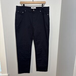 Collars & Co. Men's 36X30 CEO Chino Five Pocket Cotton Stretch Pants Navy NEW